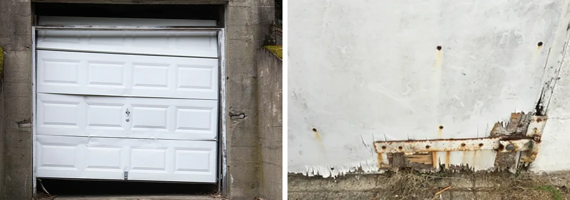 Rotten Commercial Garage Door Repair in Bracebridge, ON